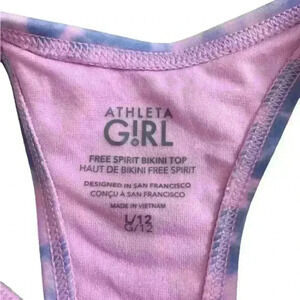 Athleta Girl Free Spirit Bikini‎ top in Quartz Pink Size L/12